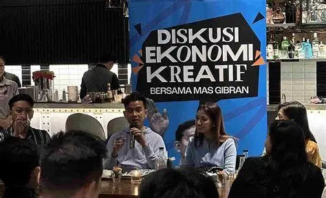 Gibran Rakabuming Raka dan Transformasi Ekonomi Gibran Rakabuming Raka berdiskusi mengenai pengembangan ekonomi kreatif