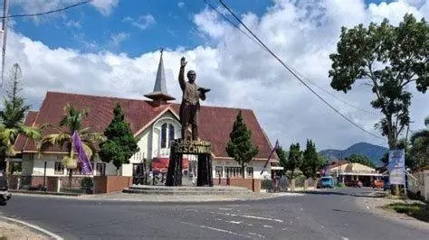 Tanah Kelahiran Dora Sigar Pemandangan daerah Langowan Minahasa asal Dora Sigar