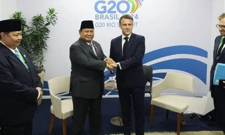 Indonesia di G20 Prabowo Subianto di forum G20 Brasil