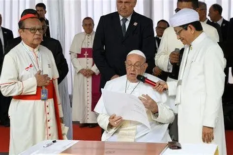 Kerukunan Umat Beragama Pertemuan tokoh lintas agama untuk perdamaian bangsa