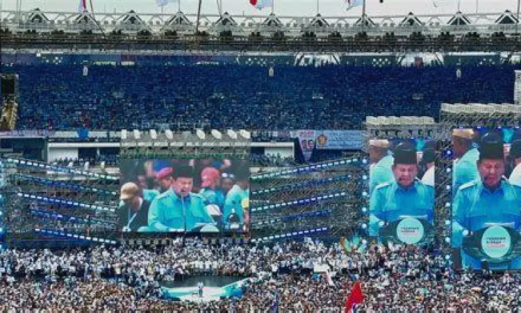Kampanye akbar Prabowo Subianto di Gelora Bung Karno 2014