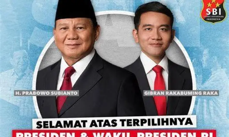 Pasangan Prabowo Gibran Prabowo Subianto dan Gibran Rakabuming Raka saat kampanye