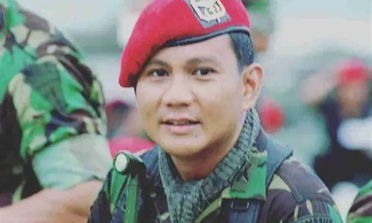 Prabowo masih muda saat memimpin operasi militer