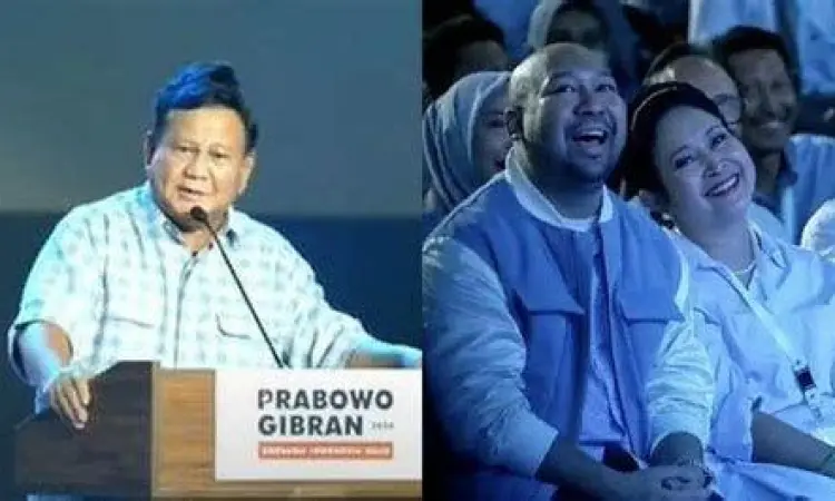 Dukungan Politik Titiek Soeharto Titiek Soeharto di panggung kampanye Prabowo Gibran