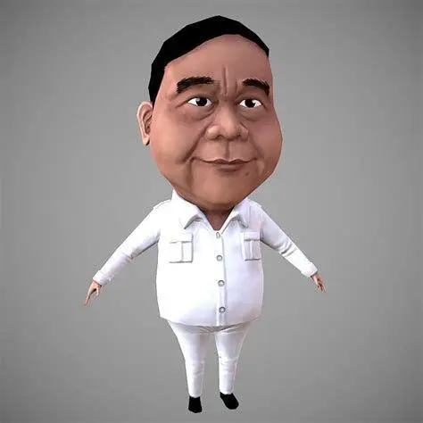 Tren Animasi Prabowo Gemoy Animasi prabowo dengan gaya 3D yang menggemaskan