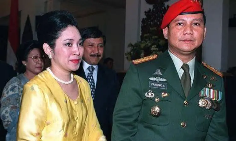 Masa Muda Prabowo dan Titiek Prabowo Subianto dan Siti Hediati Hariyadi masa muda