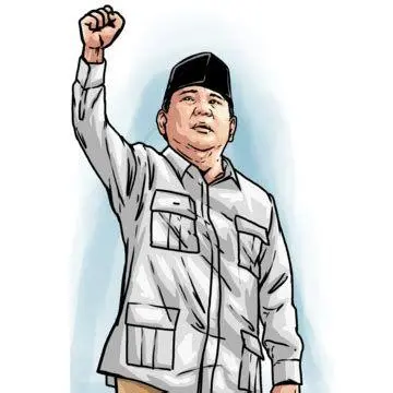 Prabowo Kartun Gemoy gambar prabowo kartun bergaya gemoy lucu