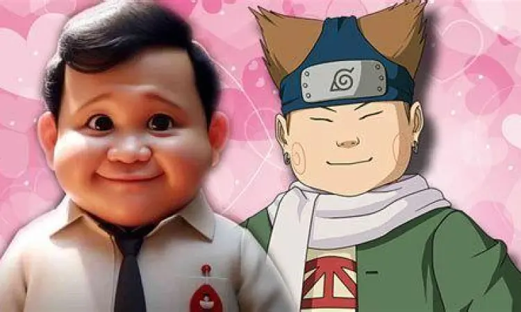 prabowo subianto versi anime jepang