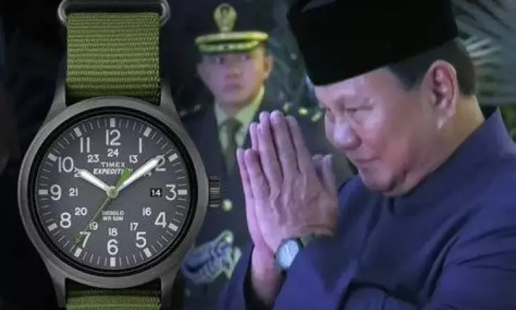 Jam tangan Timex Expedition Scout yang sering dipakai Prabowo