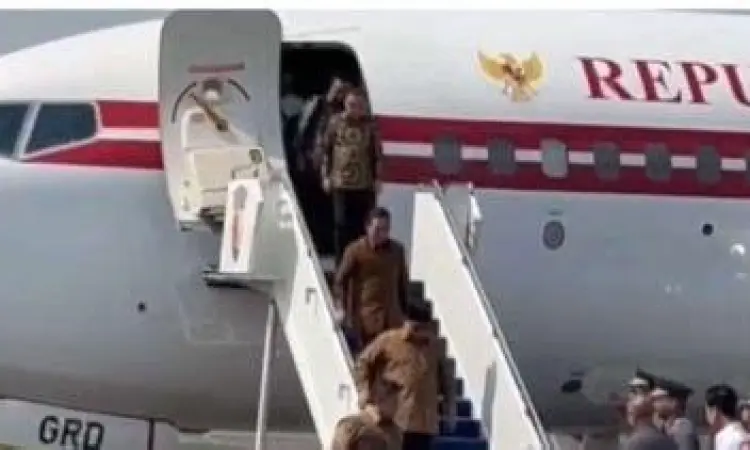 Boeing 737 Operasional Prabowo Subianto Pesawat Boeing 737 yang digunakan Prabowo Subianto dengan livery khusus