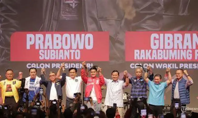 Daftar partai politik pendukung Prabowo Gibran 2024
