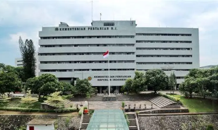 Gedung Kementerian Pertanian sebagai lokasi yang dikaitkan dengan rumor