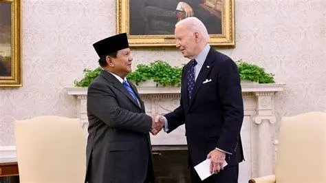 Pertemuan Prabowo dan Biden Prabowo Subianto bertemu Joe Biden di Washington DC