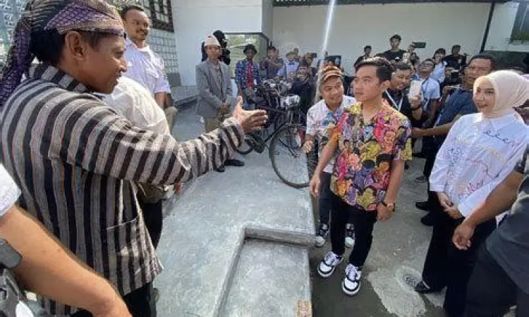 Gibran Rakabuming dalam acara kreatif anak muda