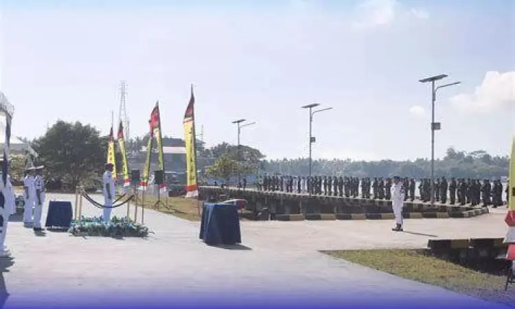 Sertijab Perwira Tinggi Suasana upacara militer di lingkungan TNI AU