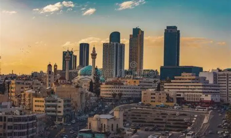 Pemandangan kota Amman Yordania yang menjadi lokasi rumah prabowo