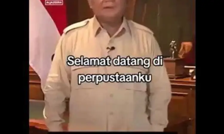 Perpustakaan Pribadi Prabowo Perpustakaan besar di dalam rumah Prabowo Subianto