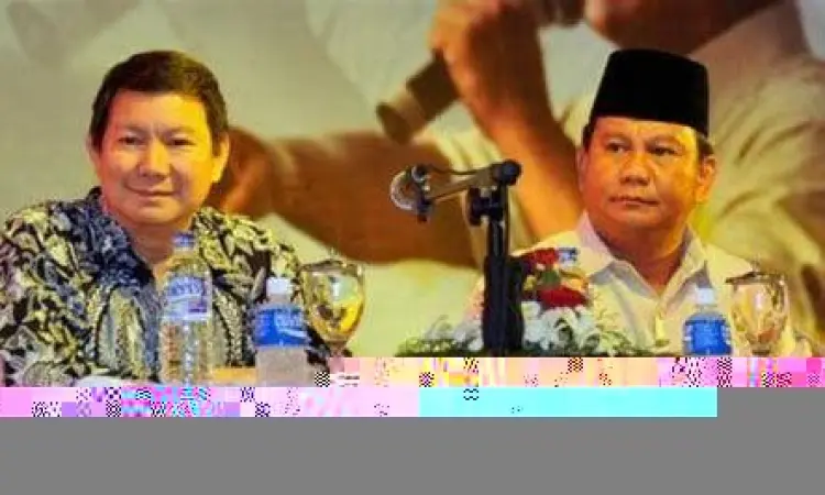 Prabowo Subianto bersama Hashim Djojohadikusumo