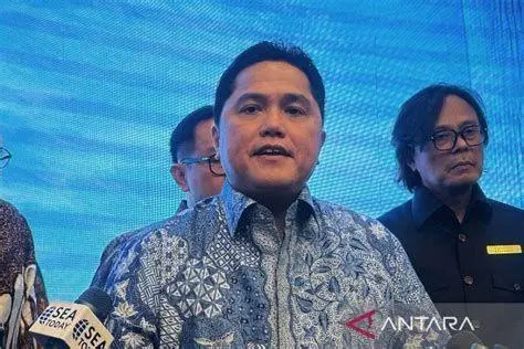 Data Dividen BUMN Data grafik pertumbuhan dividen BUMN di bawah Erick Thohir