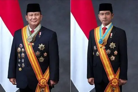 Potret Kepemimpinan Nasional Foto resmi kepemimpinan nasional Indonesia