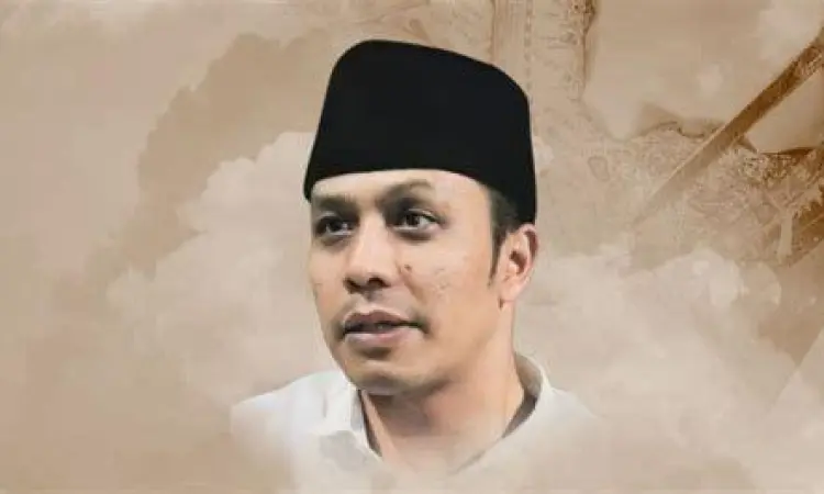 Gus Kautsar saat memberikan ceramah di hadapan ribuan santri