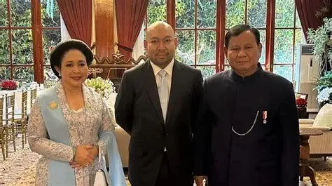 Keluarga Didit Prabowo Keluarga Prabowo Subianto dan Titiek Soeharto bersama Didit