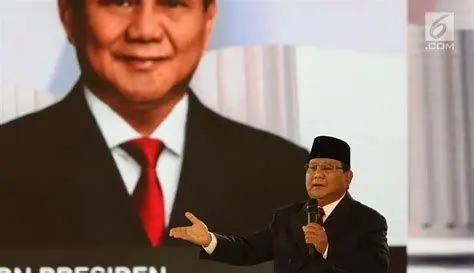 Debat Pilpres 2019 Prabowo Subianto dalam debat Pilpres 2019