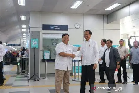 Rekonsiliasi Politik 2019 Rekonsiliasi Prabowo dan Jokowi di MRT
