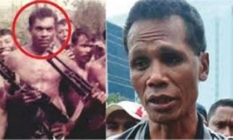 Hercules saat melakukan kegiatan bakti sosial