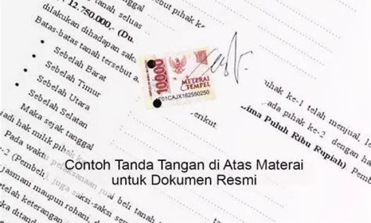 Penandatanganan dokumen hukum resmi pemerintahan