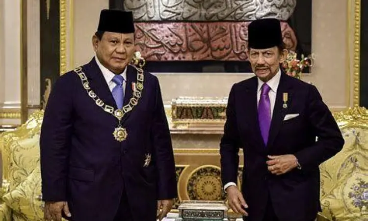 Prabowo Subianto bertemu Sultan Hassanal Bolkiah