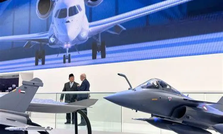 Ilustrasi Pesawat Tempur Rafale untuk TNI AU