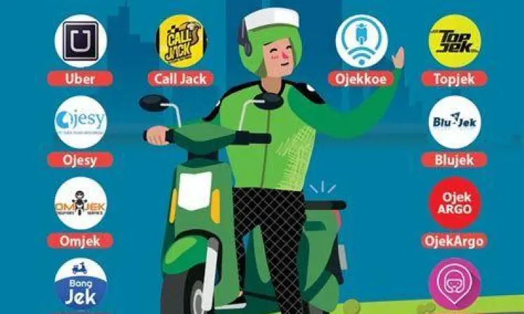 Penggunaan teknologi aplikasi oleh driver ojek online