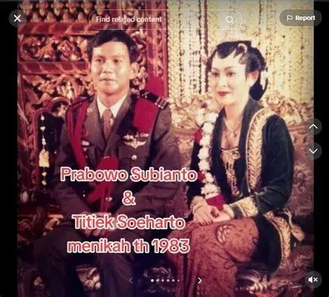 Pernikahan Prabowo Subianto dan Titiek Soeharto Pernikahan Prabowo Subianto dan Titiek Soeharto tahun 1983