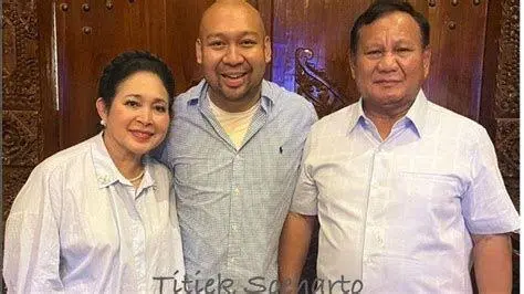 Keluarga Kecil Prabowo Subianto Kebersamaan Prabowo Titiek dan Didit Hediprasetyo