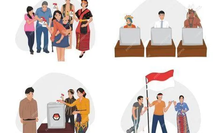 Proses Desain Vector Teknik pembuatan vector untuk kampanye politik