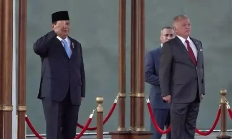 Pertemuan bilateral Prabowo dan Raja Abdullah II